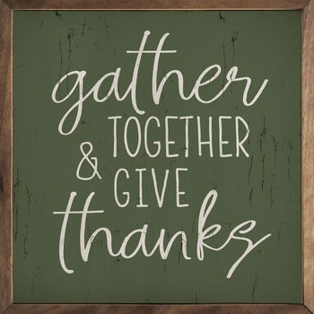 Gather Together And Give Thanks Green